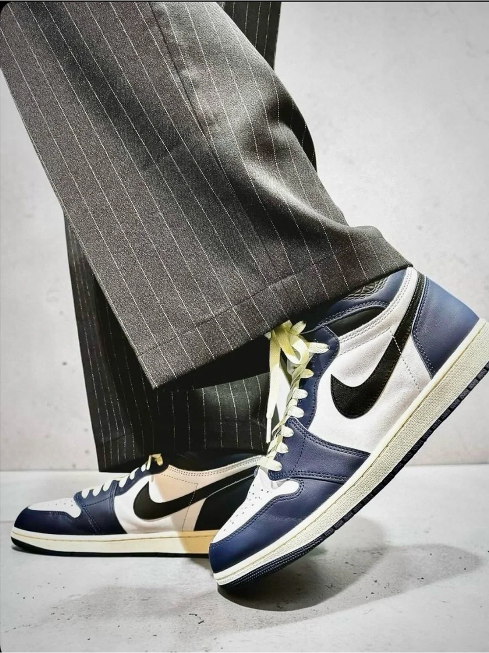 🆕 Nike Air Jordan 1 High OG Navy Black Off White new in box size 7.5 Men